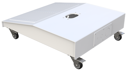 Kiosk Plate with Wheels 60-2