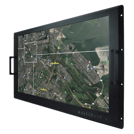 W32L100­RKA3ML Rack Mount Protective Glass Defense Display