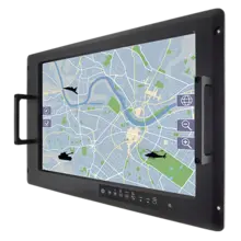 W24IB3S-RKS1ML Defence Console Rack Panel PC
