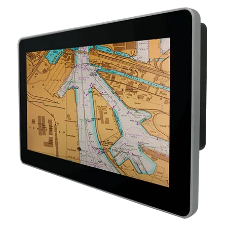 W10IB3S­MRH2 / 10.1" Intel® Celeron® N2930 Flat PCAP ECDIS Marine Panel PC