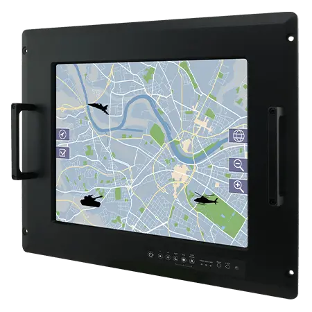 R17IK3S­RKA1ML Defence Console Rack Panel PC