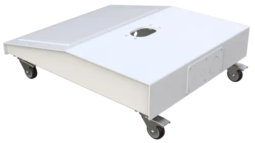 Kiosk Plate with Wheels 60-2